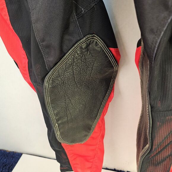 Fly Racing Kinetic Mesh MX Motorcycle Pants Red Black Sz 34 Breathable T0392 - Picture 6 of 11
